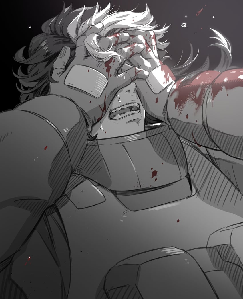 guel jeturk (gundam and 1 more) drawn by skychabo23