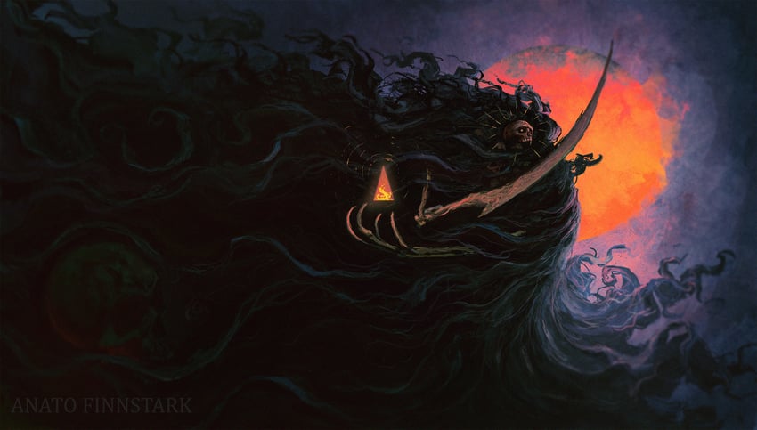 gravelord nito (dark souls and 1 more) drawn by anato_finnstark