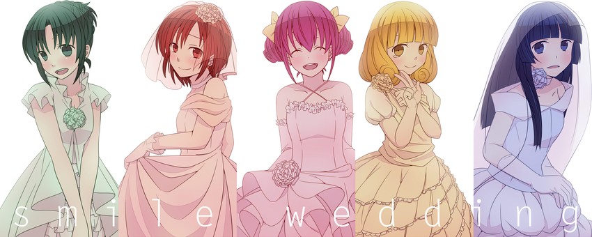 midorikawa nao, kise yayoi, aoki reika, hino akane, and hoshizora miyuki (precure and 1 more) drawn by n_hirune