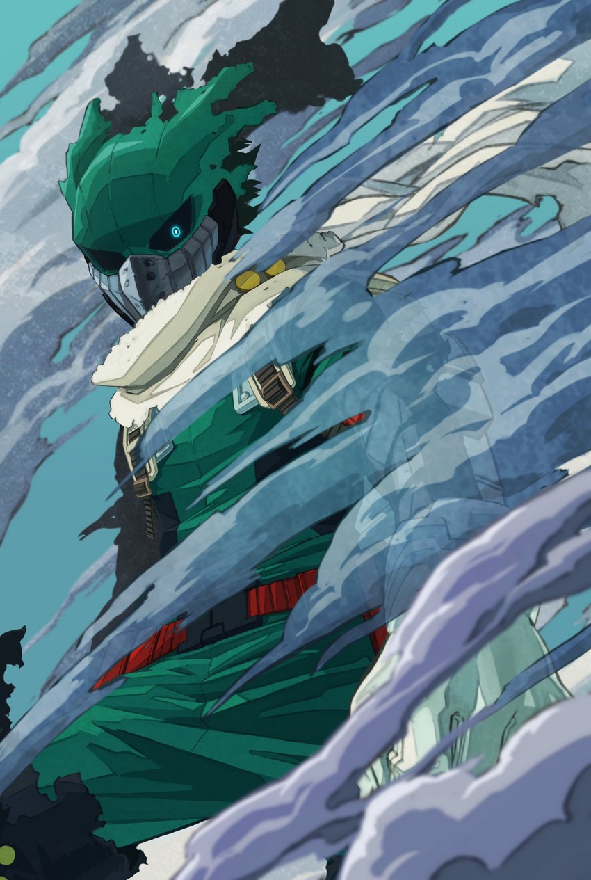 midoriya izuku (boku no hero academia) drawn by yomoyama_yotabanashi