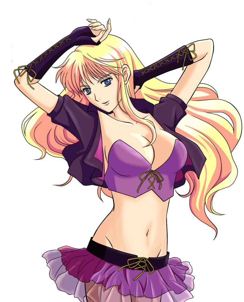 sheryl nome (macross and 1 more) drawn by eishun and lapita