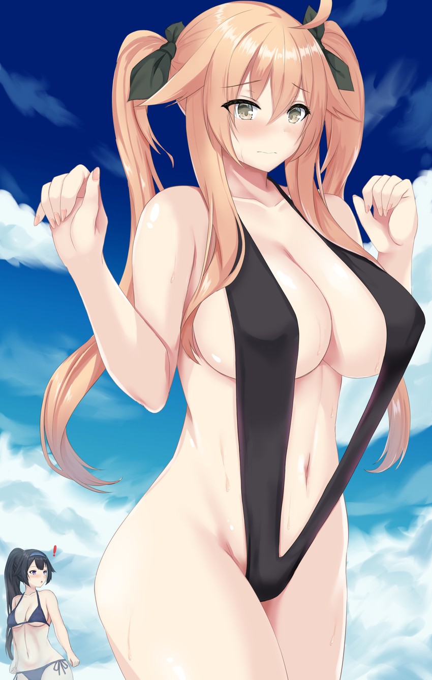 super sass and m1918 (girls' frontline) drawn by scourer_14