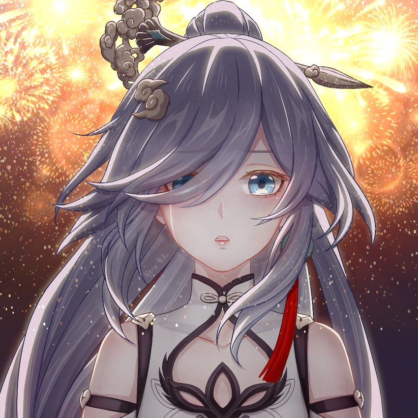 fu hua (honkai and 1 more) drawn by neru_yinwu