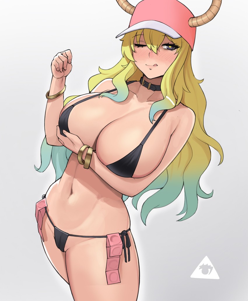 lucoa (kobayashi-san chi no maidragon) drawn by donburi_(donburikazoku)