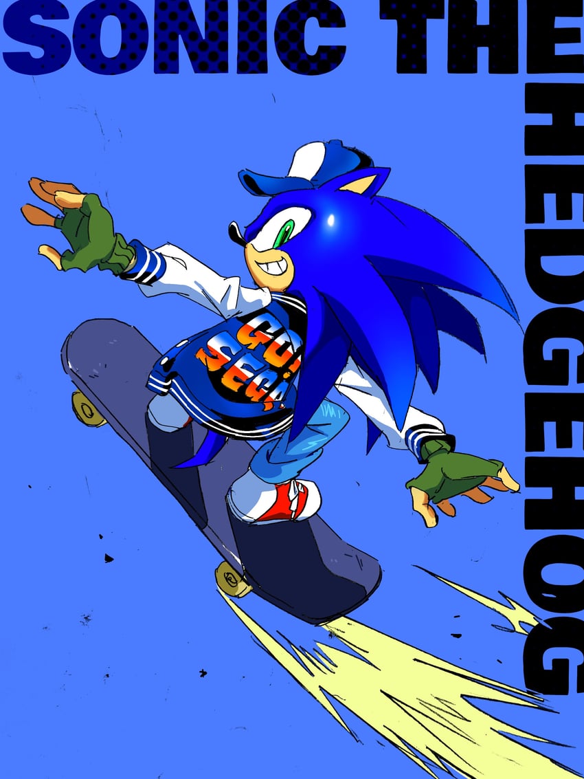 sonic the hedgehog (sonic and 1 more) drawn by tokiwa757