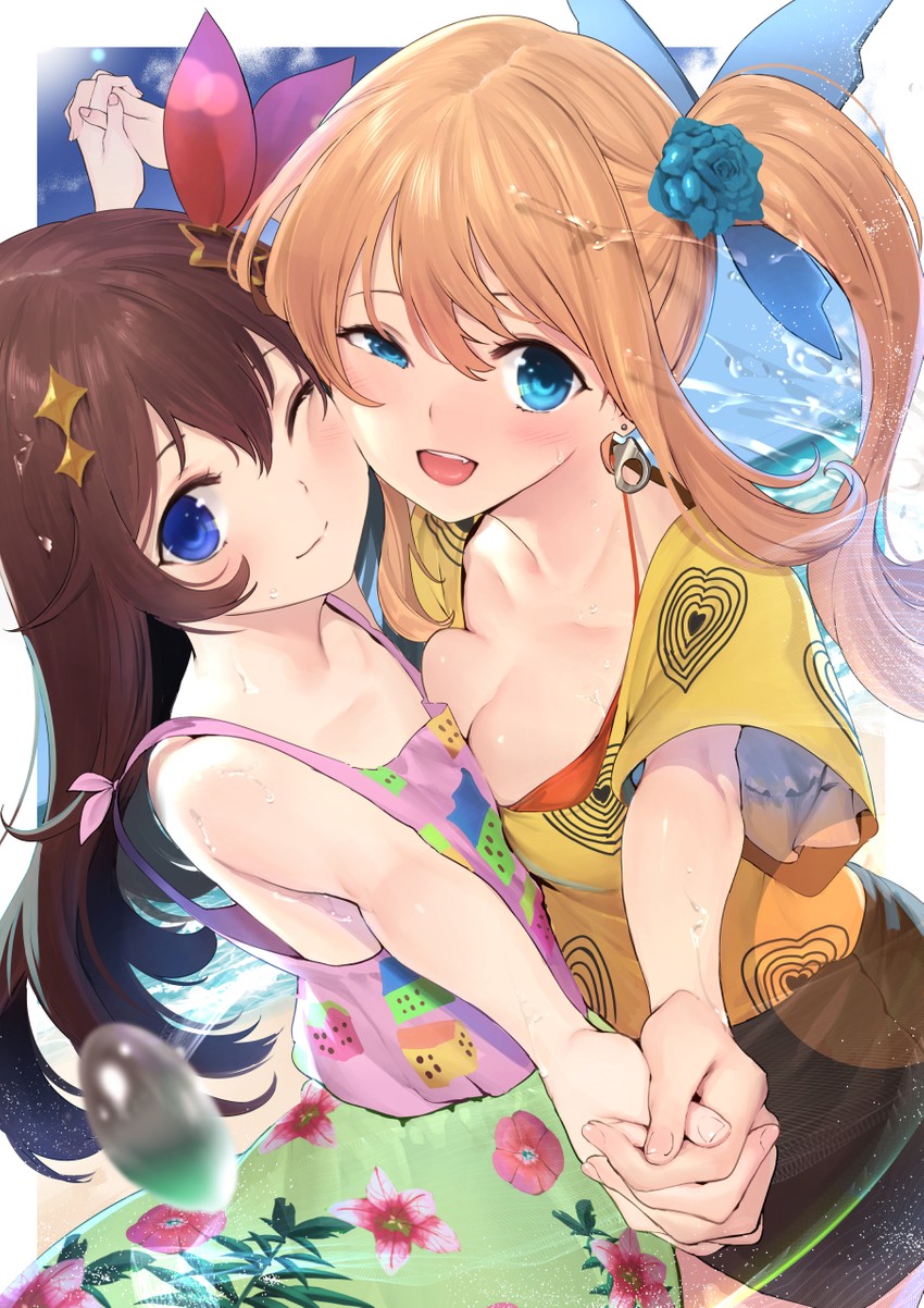 tokino sora and mirai akari (hololive and 1 more) drawn by furukawa_itsuse