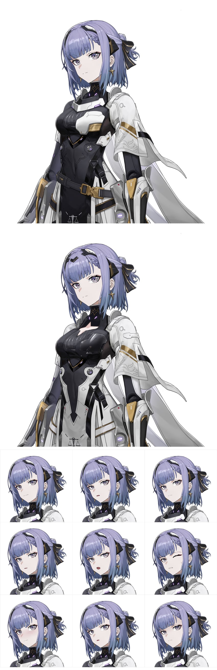 alisa and alisa: echo (punishing: gray raven) drawn by wu_lun_wujin