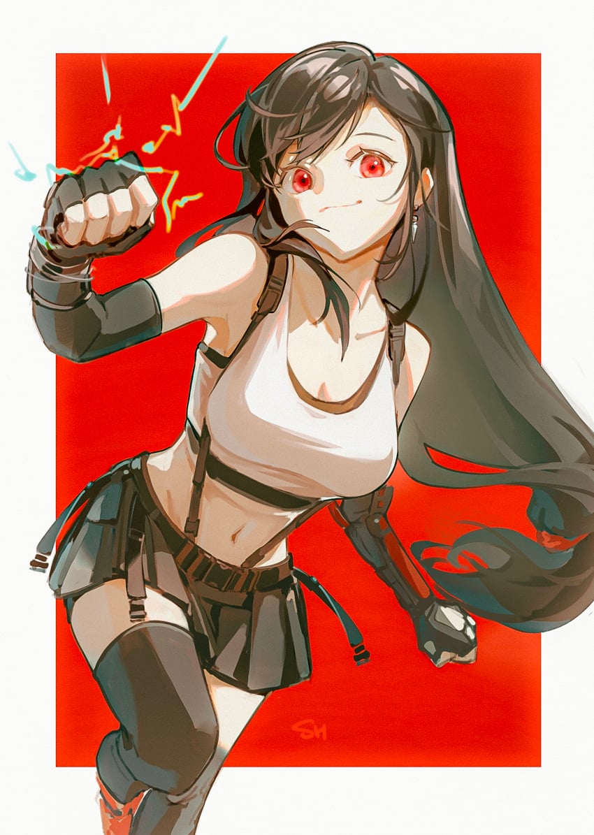tifa lockhart (final fantasy and 2 more) drawn by shir_l1
