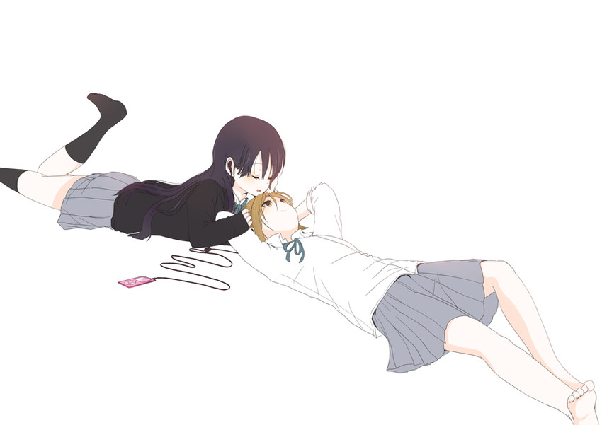 akiyama mio and tainaka ritsu (k-on!) drawn by komugiko