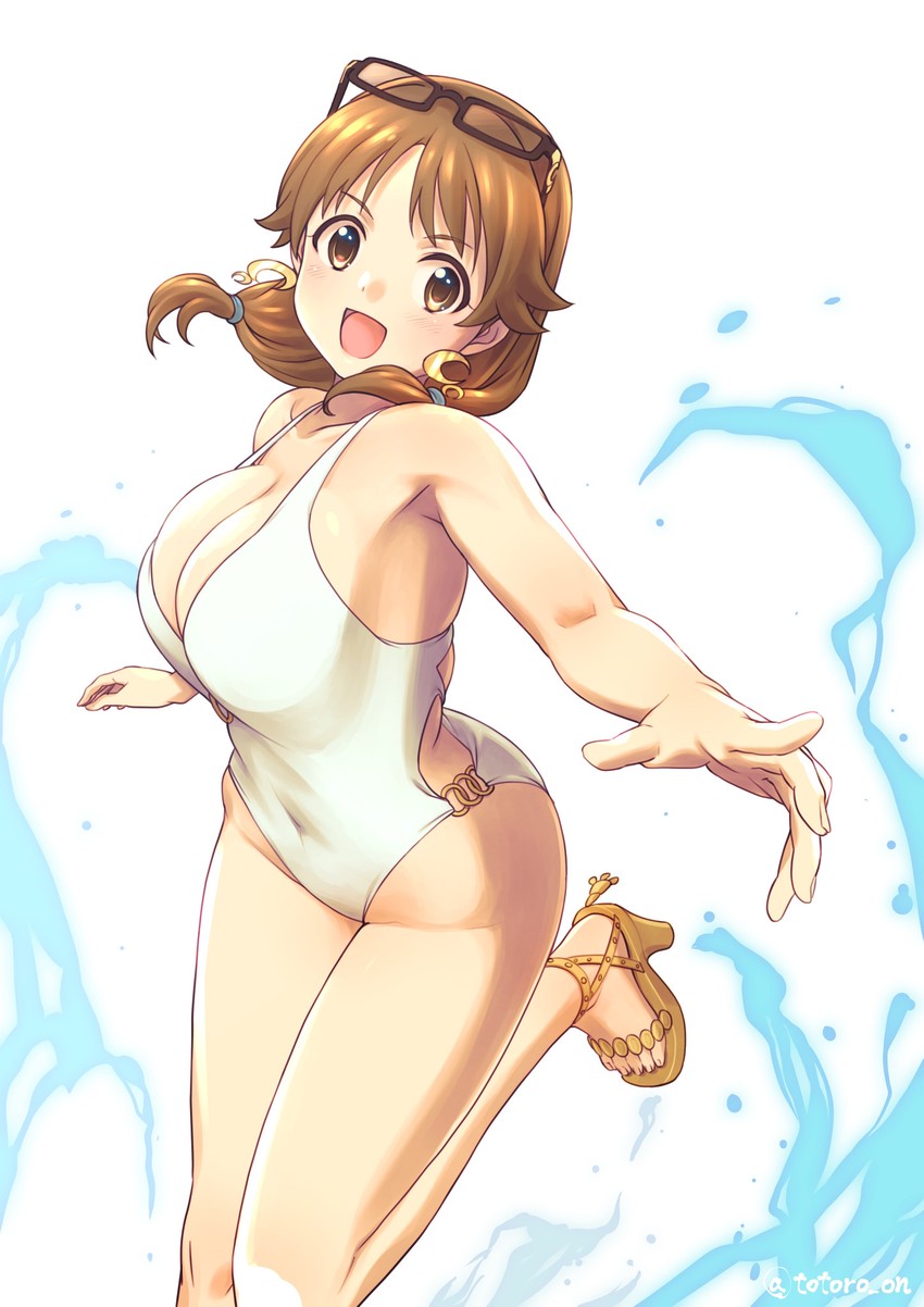 katagiri sanae (idolmaster and 2 more) drawn by totoro_on