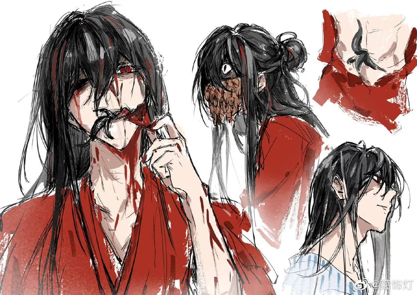 li huowang and li sui (dao gui yi xian) drawn by tgoo