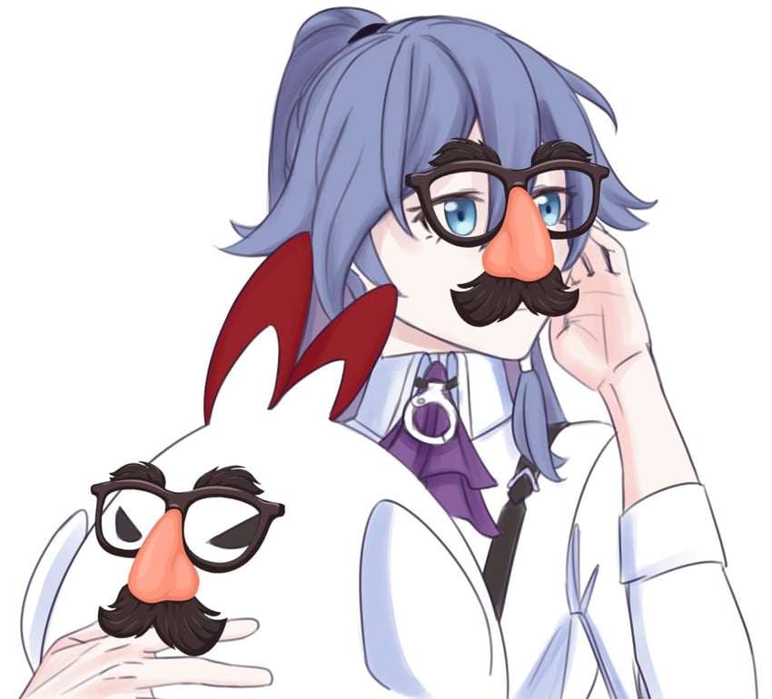 fu hua and jingwei (honkai and 1 more) drawn by flyingfudgenuggets