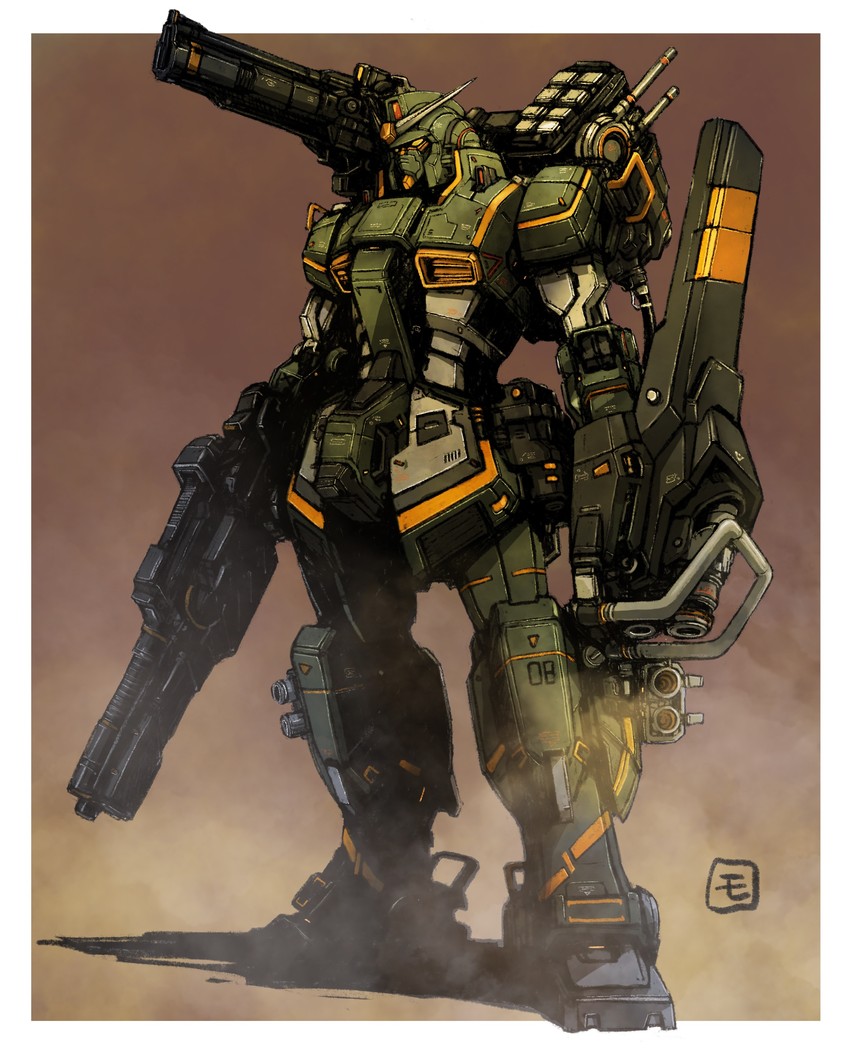 rx-78-2 gundam (gundam and 1 more) drawn by moyan