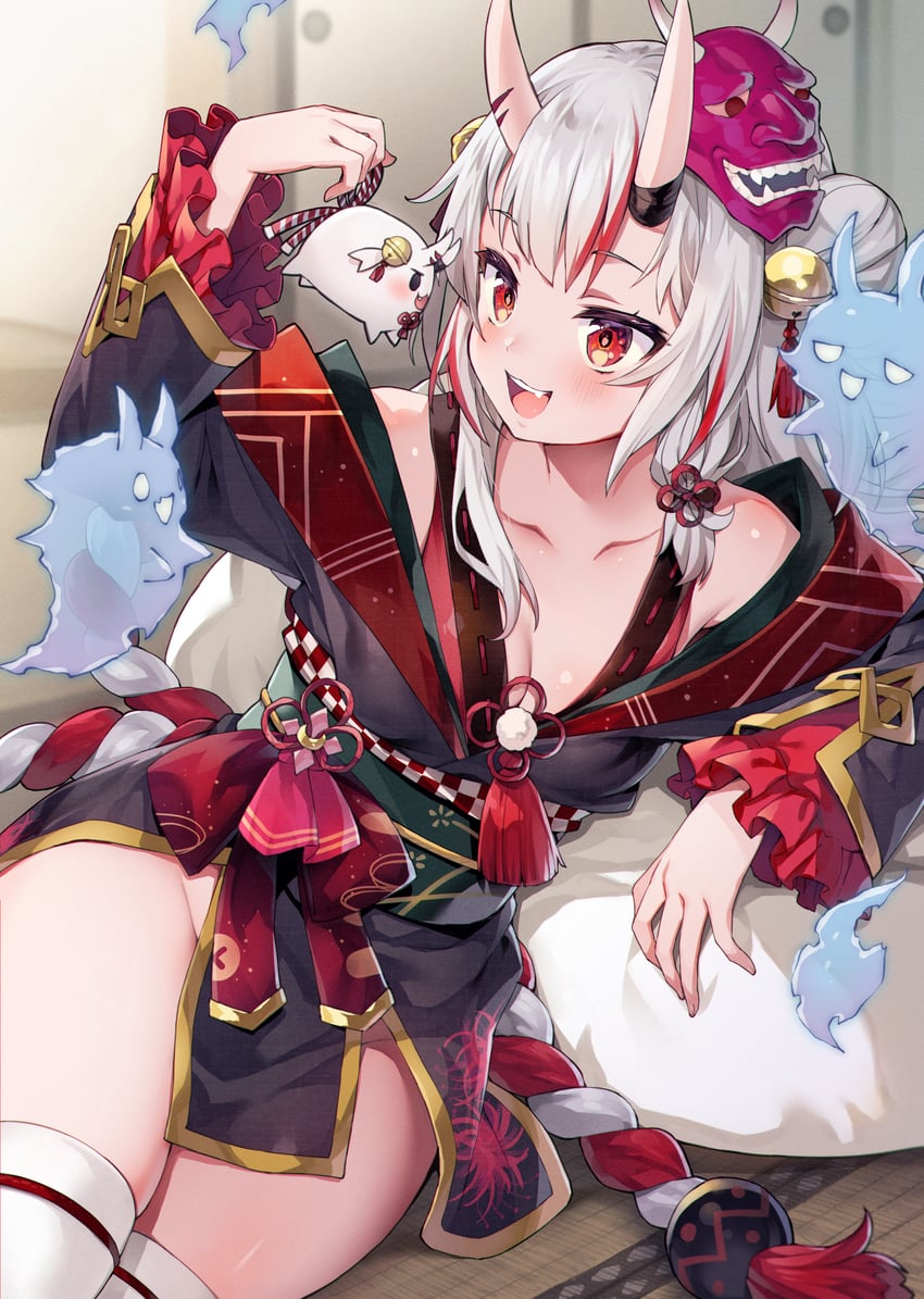 nakiri ayame, poyoyo, shiranui, and karma (hololive) drawn by ayaoshiro