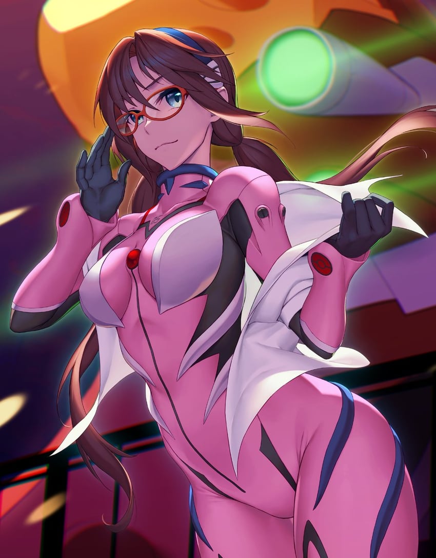 makinami mari illustrious and eva 02 (neon genesis evangelion and 2 more) drawn by rotix