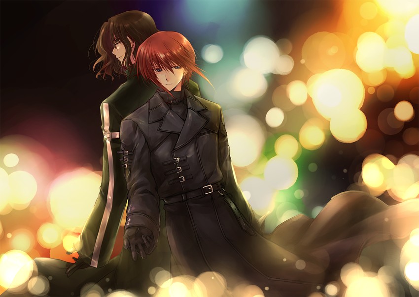 kudou youji and fujimiya ran (weiss kreuz) drawn by tatsuki_maki