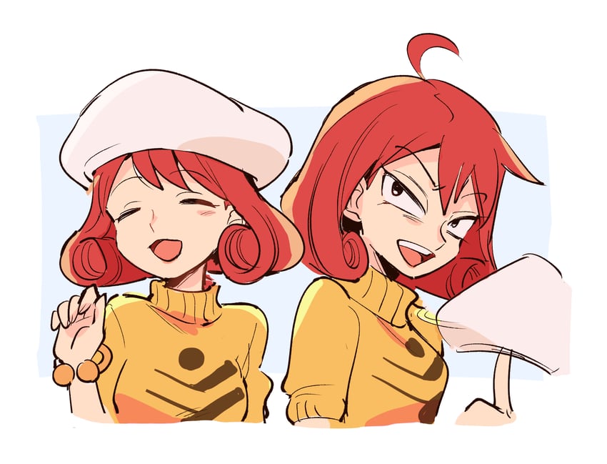 ini miney and mimi miney (ace attorney and 1 more) drawn by nono_(norabi)