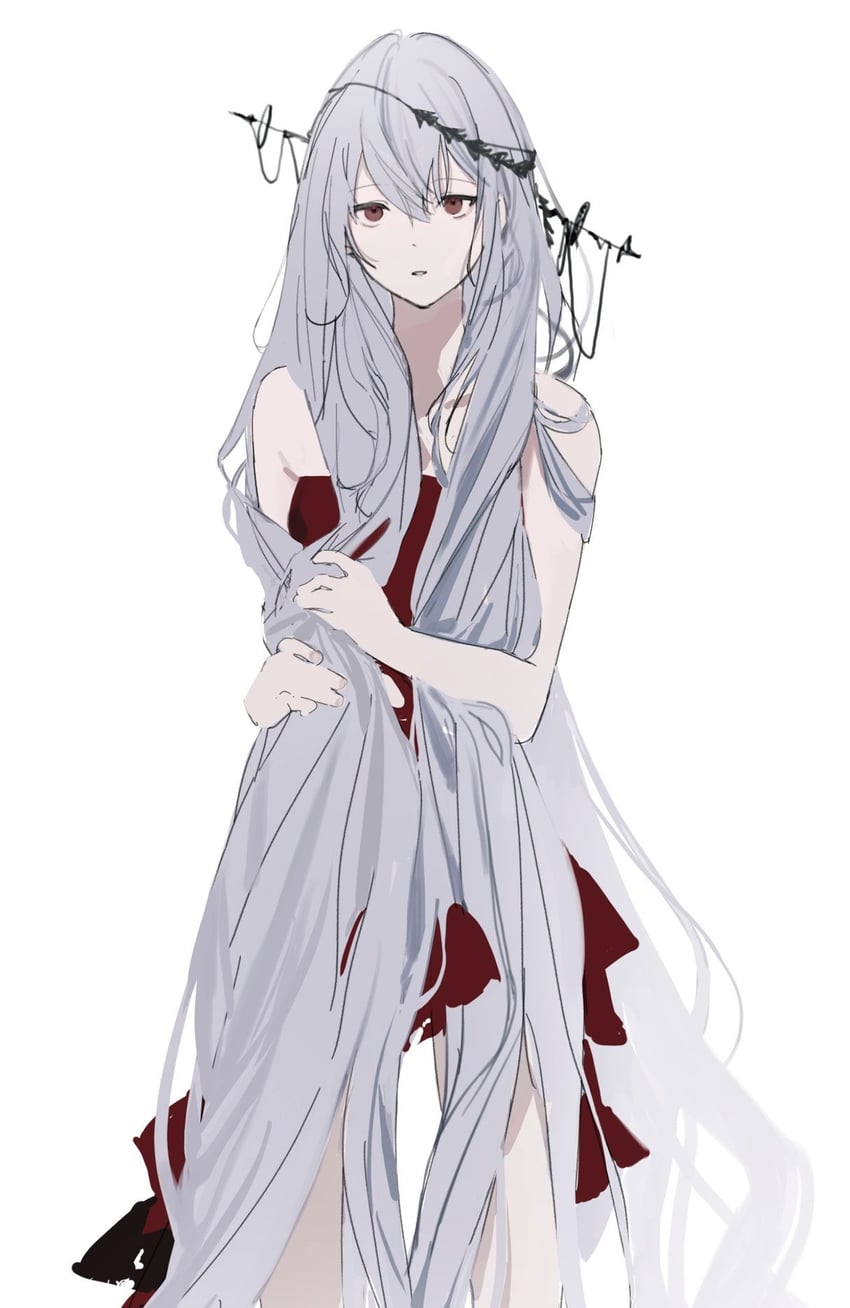 skadi and skadi the corrupting heart (arknights) drawn by rodrdo