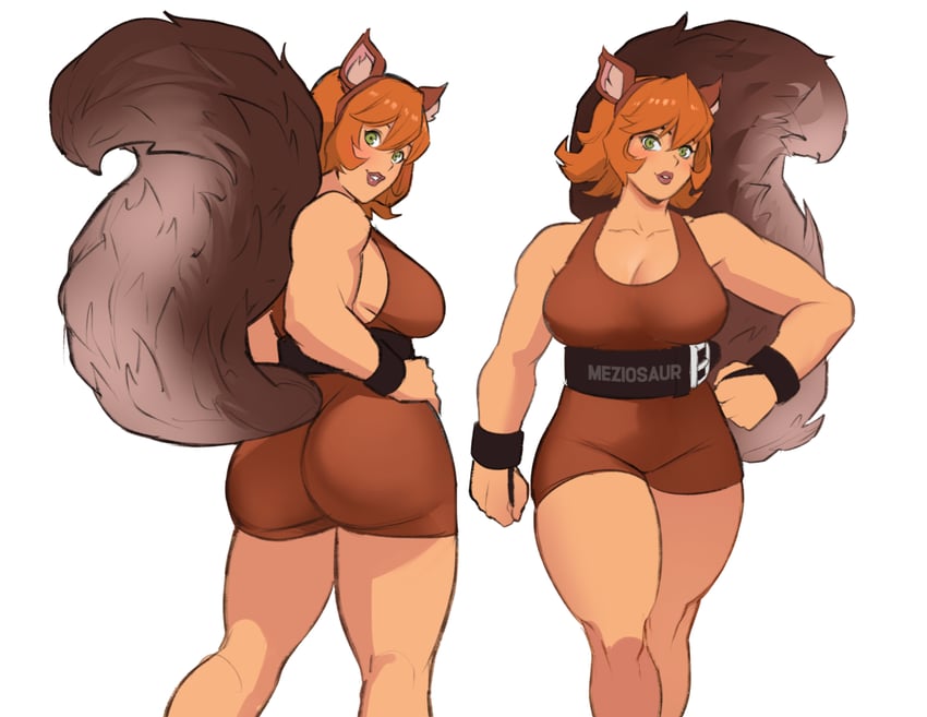 squirrel girl (marvel and 1 more) drawn by meziosaur