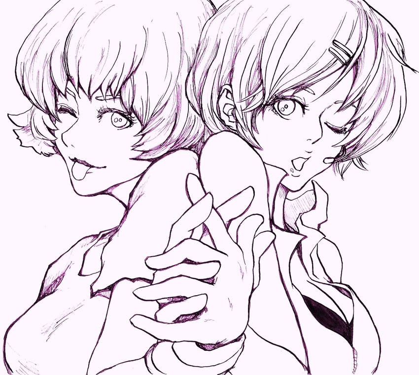 meiko and paprika (vocaloid and 1 more) drawn by ori_(pixiv206027)