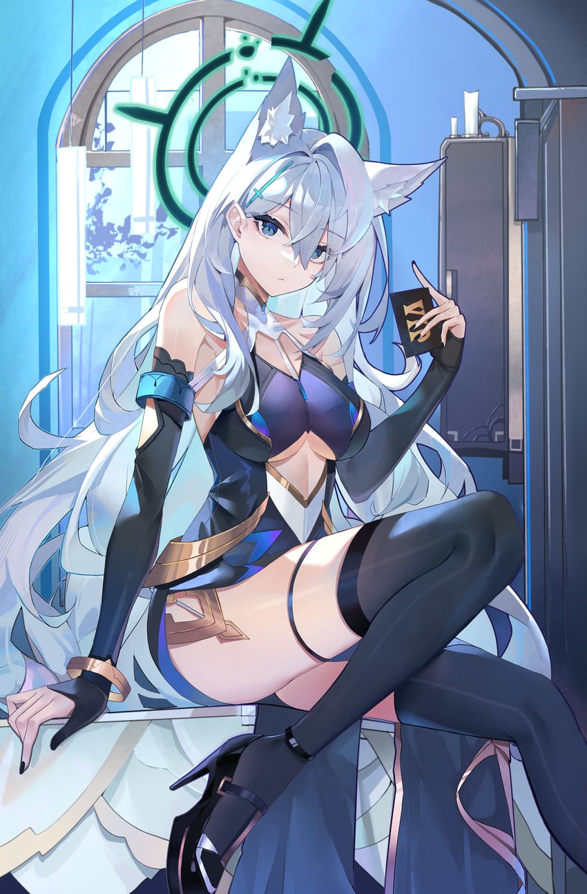 shiroko and shiroko terror (blue archive) drawn by xinlaily