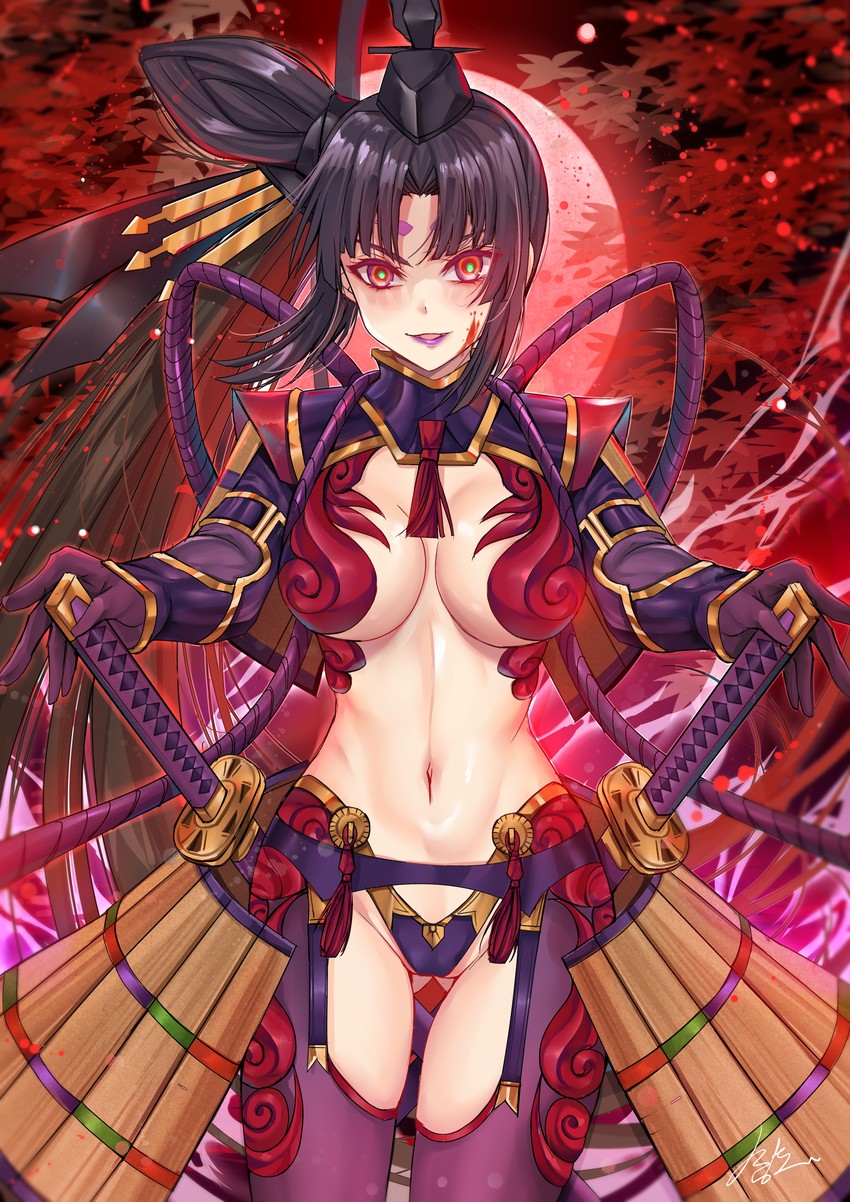 ushiwakamaru and taira no kagekiyo (fate and 1 more) drawn by gu_li