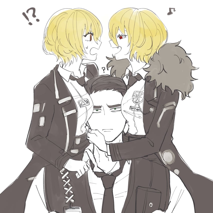 don quixote, meursault, and sancho (project moon and 1 more) drawn by azmy_prmn