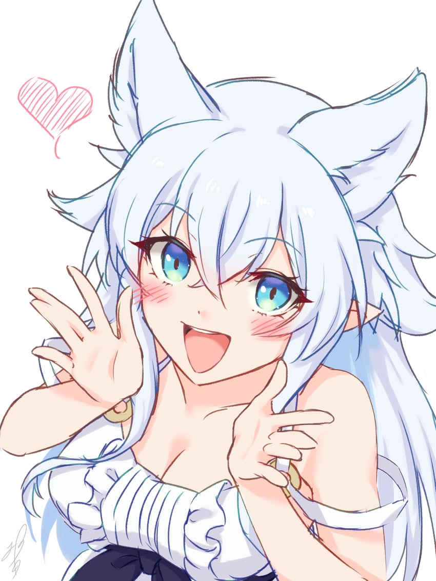 fenrys (lv2 kara cheat datta moto yuusha kouho no mattari isekai life) drawn by soanote