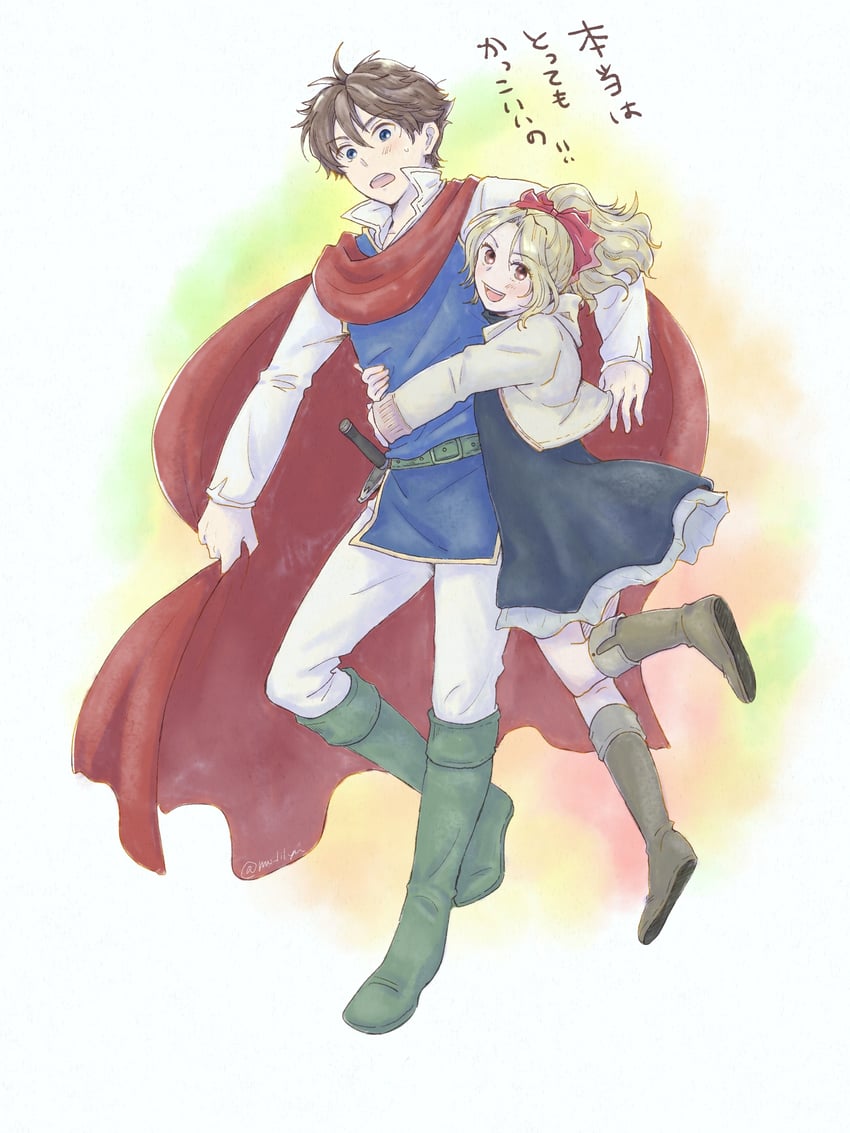 bartz klauser and krile mayer baldesion (final fantasy and 1 more) drawn by moyuri_(mo_lilyn)