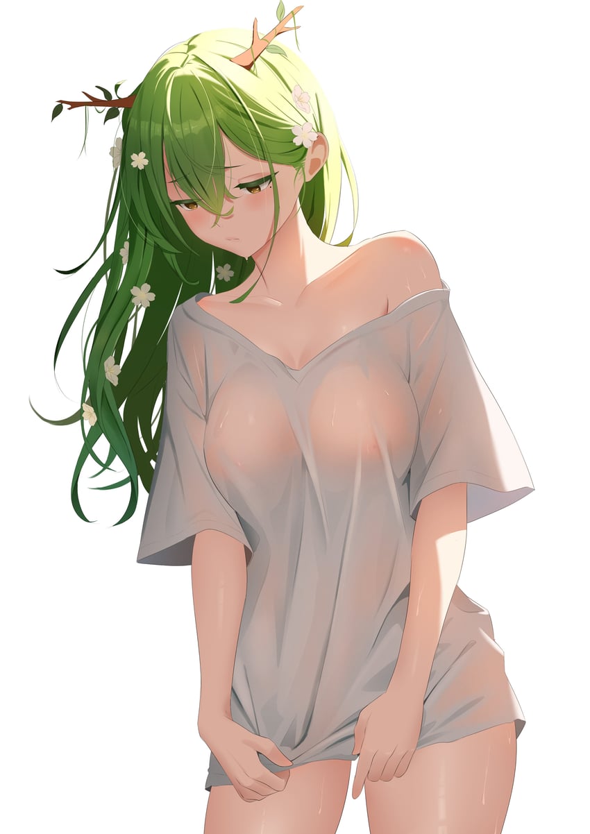 ceres fauna (hololive and 1 more) drawn by layunaart