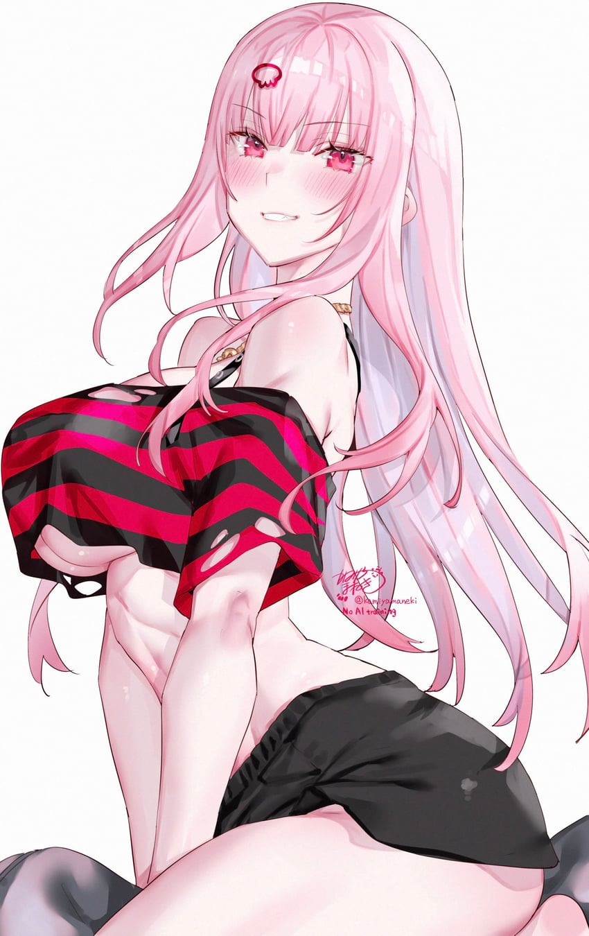 mori calliope (hololive and 1 more) drawn by kamiya_maneki