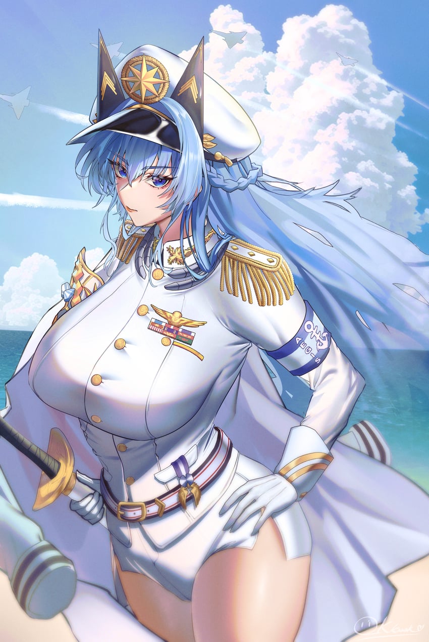 helm (goddess of victory: nikke) drawn by oli_kkwak