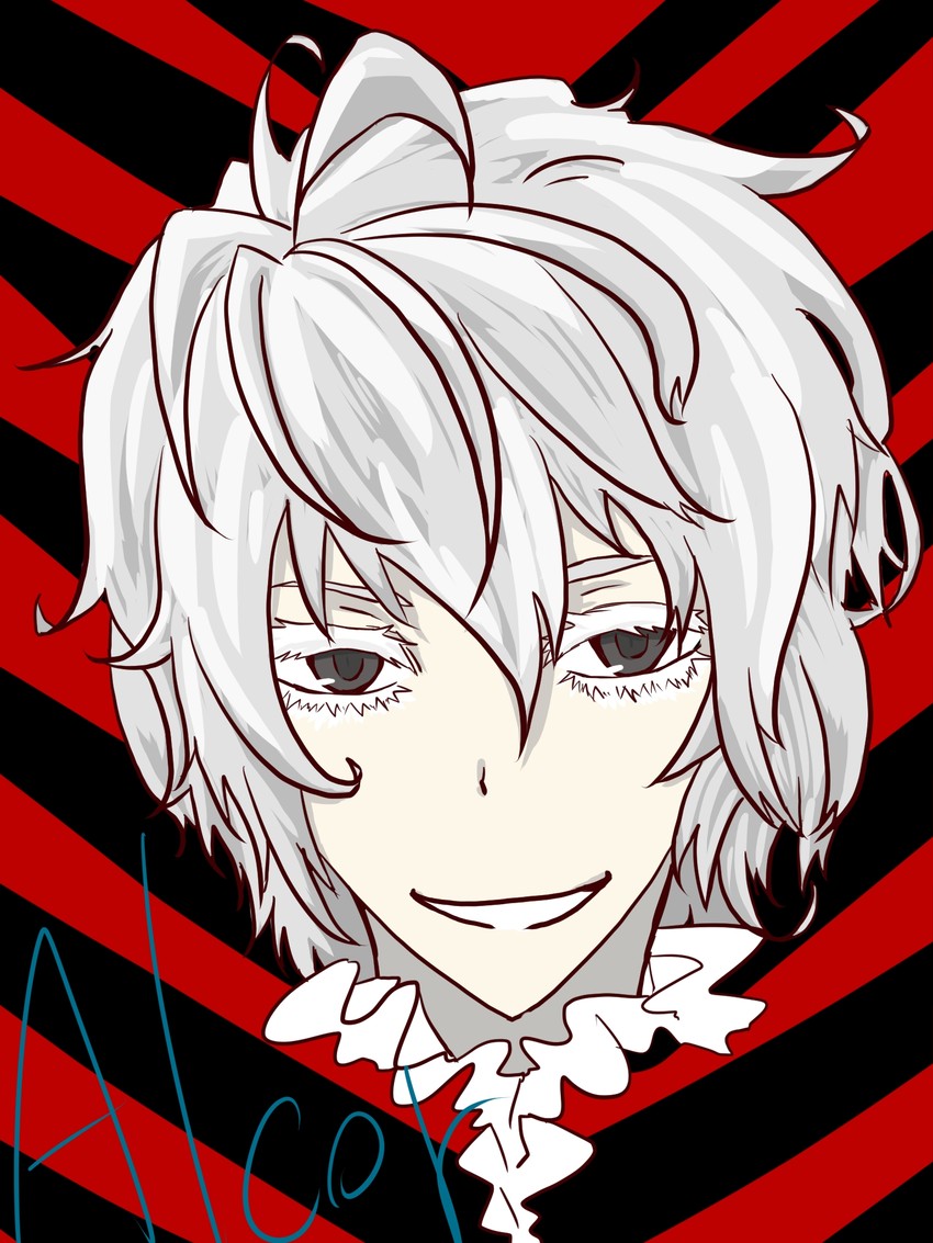 melancholy man (devil survivor and 1 more) drawn by kasujima_(kan'u)