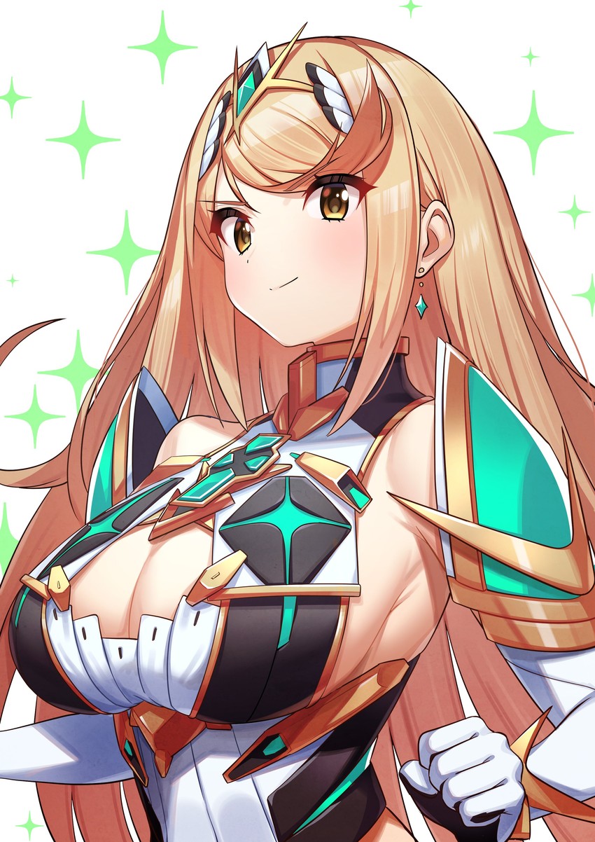 mythra (xenoblade chronicles and 1 more) drawn by green322
