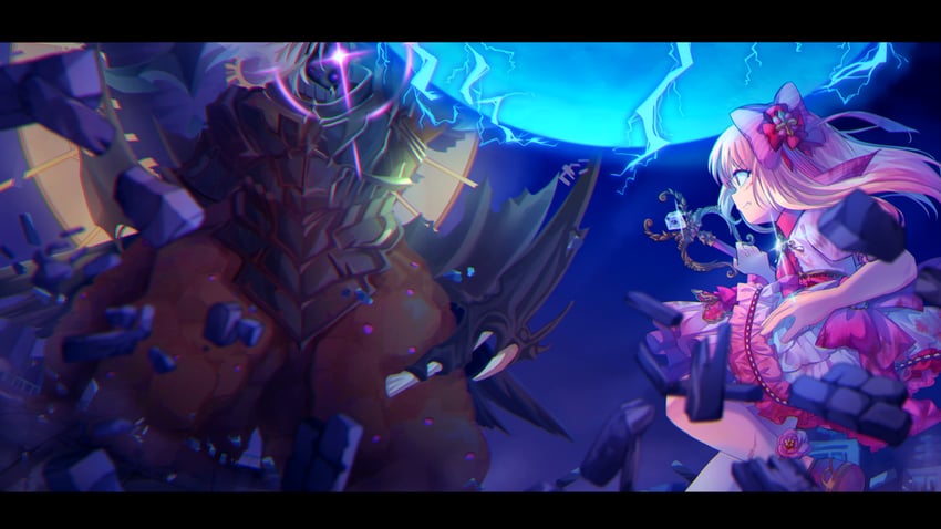 chaos marie and chaos archeteller (grimms notes) drawn by tenagaebi