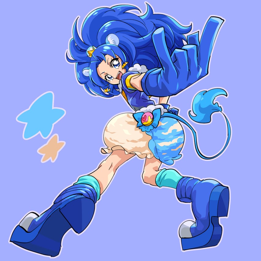 tategami aoi and cure gelato (precure and 1 more) drawn by haru_283