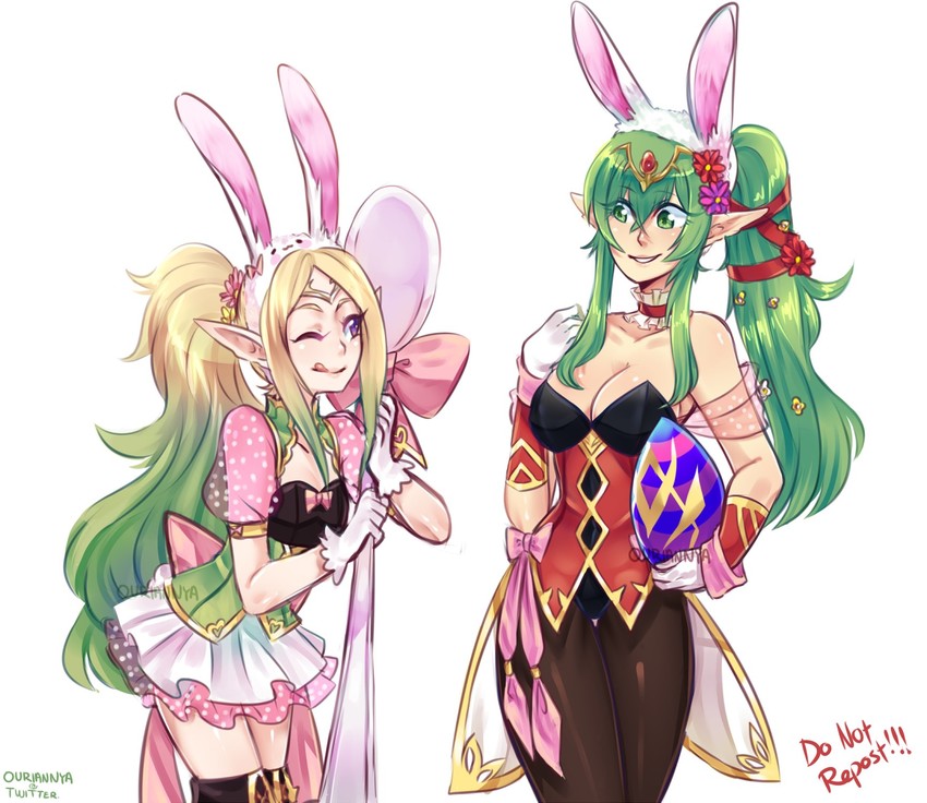 tiki and nowi (fire emblem and 2 more) drawn by ouriannya