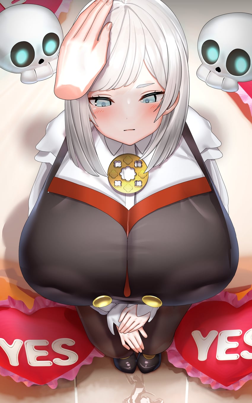 akershus fortress (oshiro project:re) drawn by namamo_(kura)