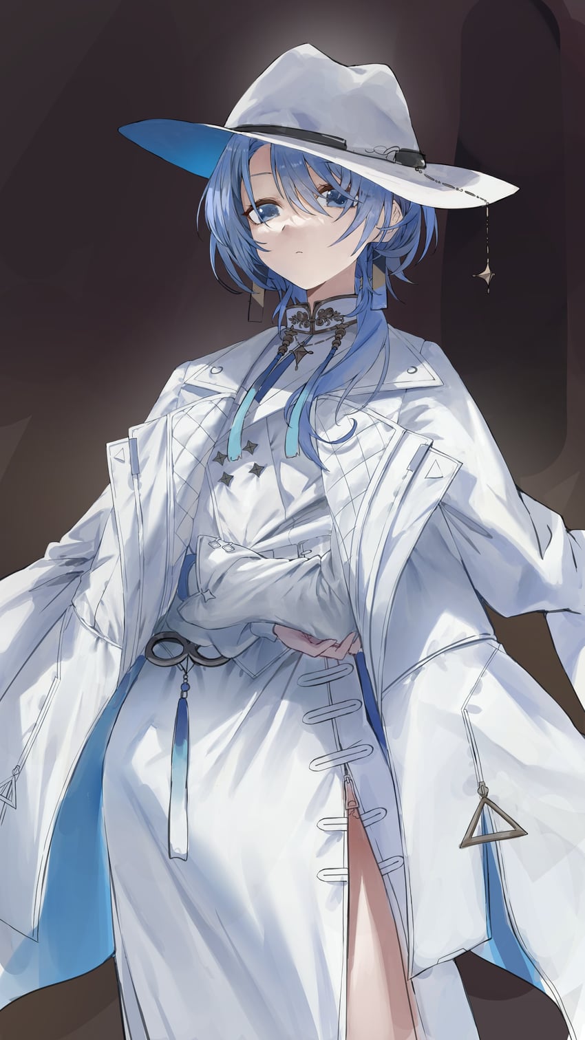 hoshimachi suisei (hololive and 2 more) drawn by fudepenbrushpen