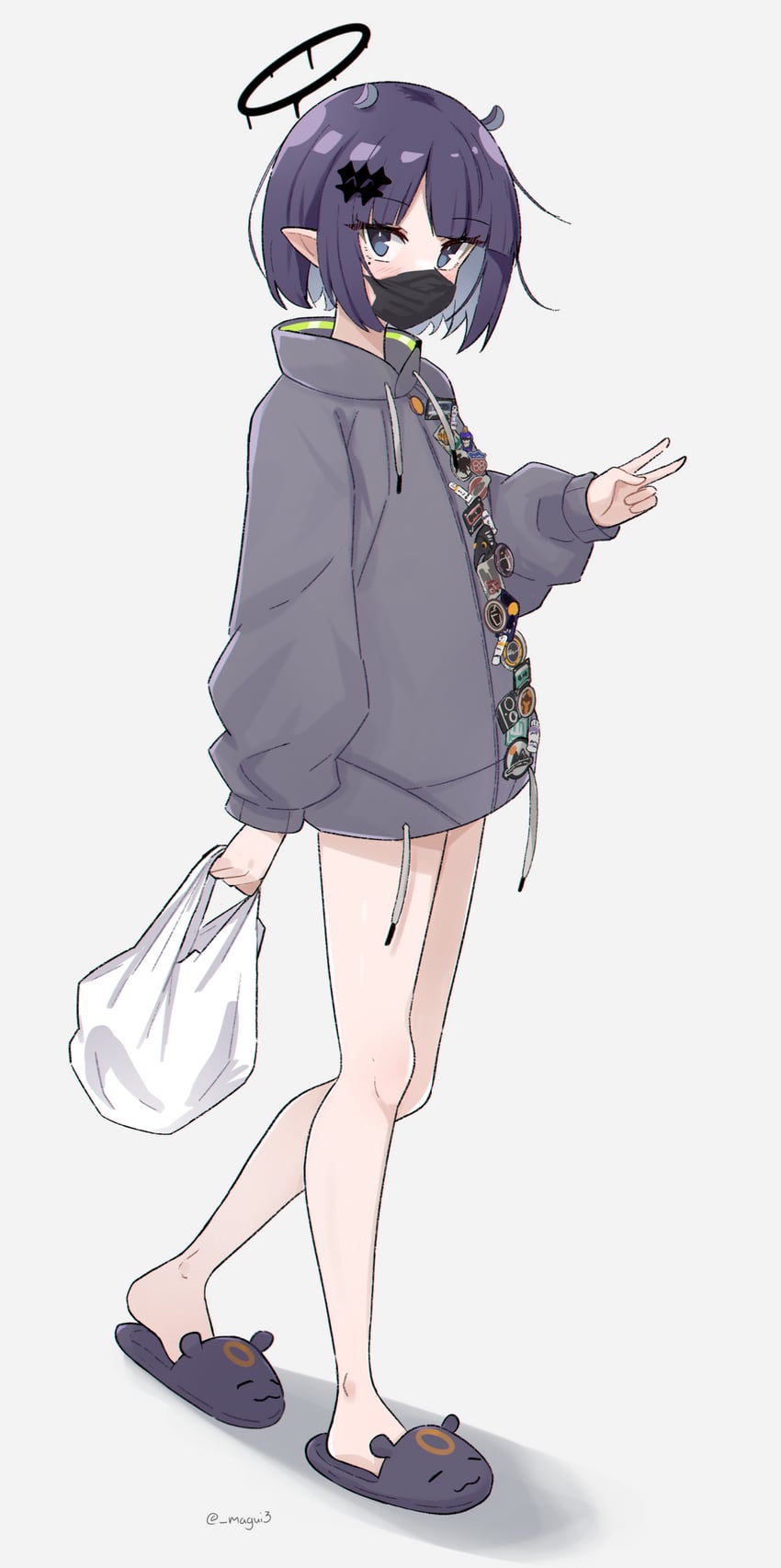 ninomae ina'nis (hololive and 1 more) drawn by magui3