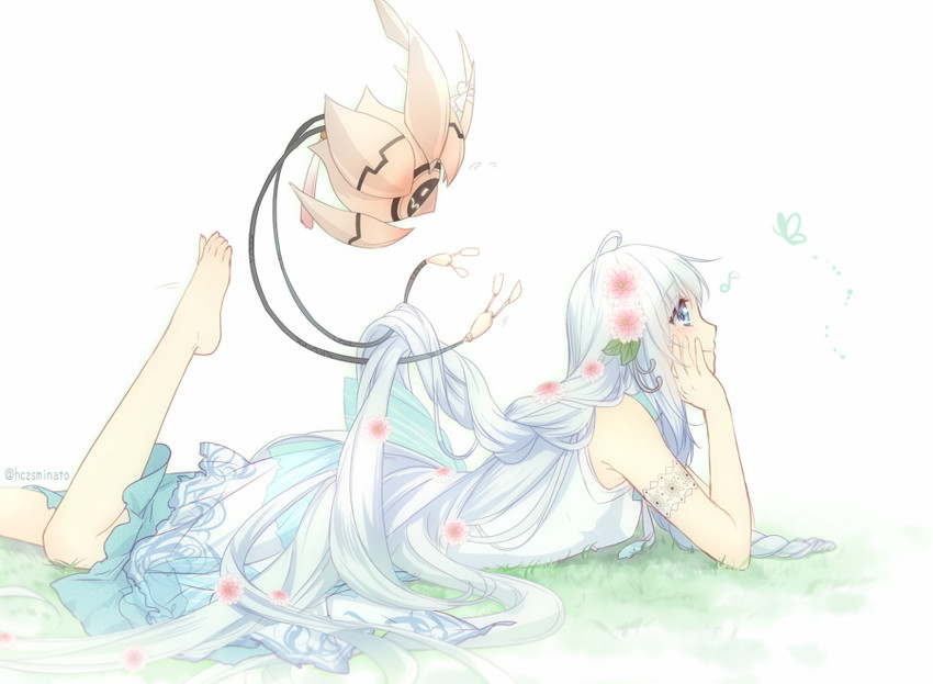 eve and cradle (yuukyuu no tierblade -lost chronicle-) drawn by yuuna_minato