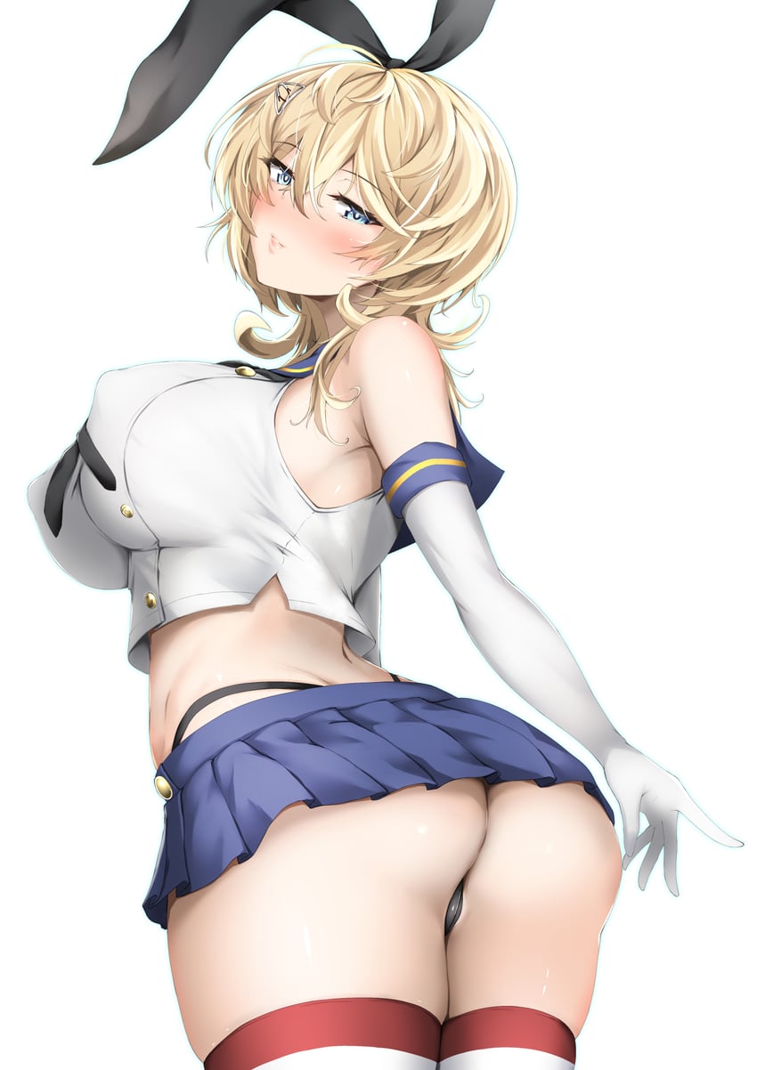 shimakaze and tuscaloosa (kantai collection) drawn by kuon_(break_through)