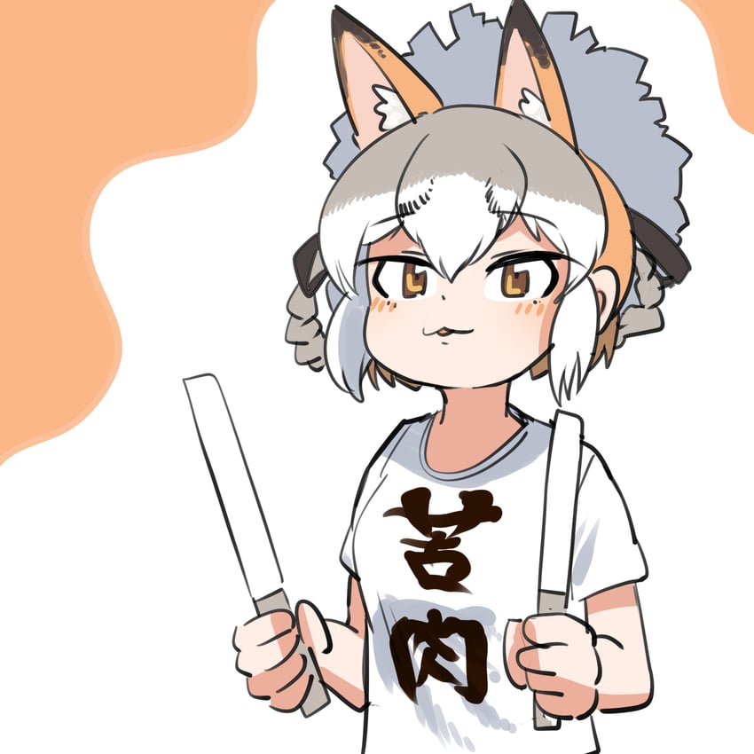 island fox (kemono friends and 1 more) drawn by mcgunngu