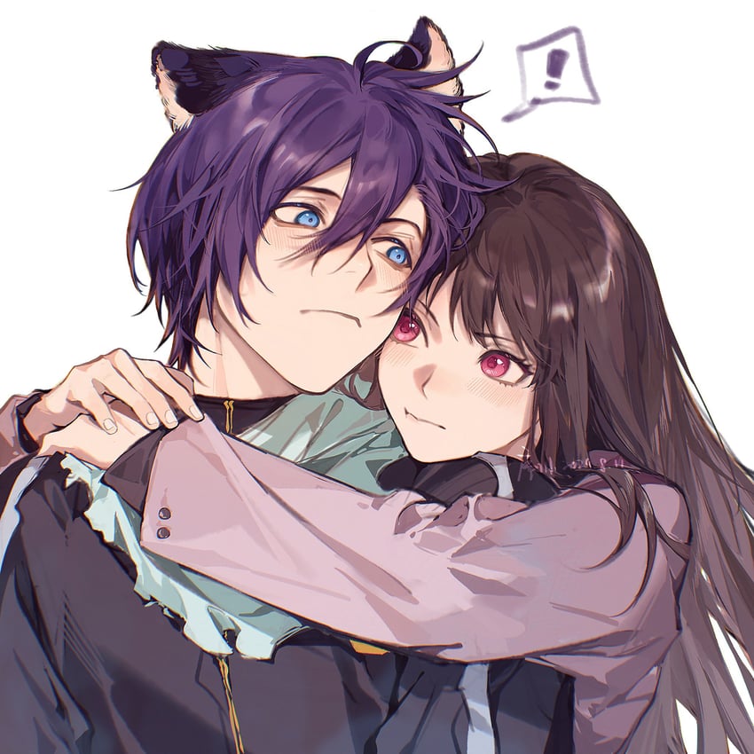 yato and iki hiyori (noragami) drawn by xuchuan