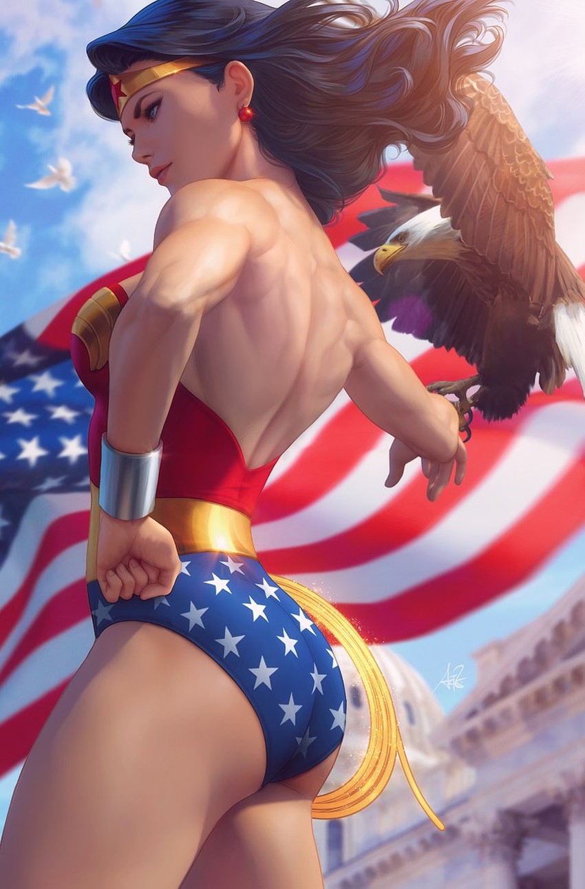 wonder woman (dc comics and 1 more) drawn by stanley_lau