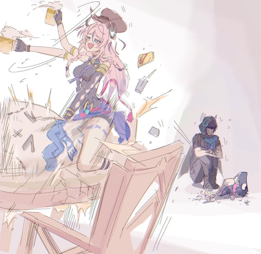 citlali, ororon, itzpapa, and citlalin (genshin impact) drawn by gnarlypzofbread