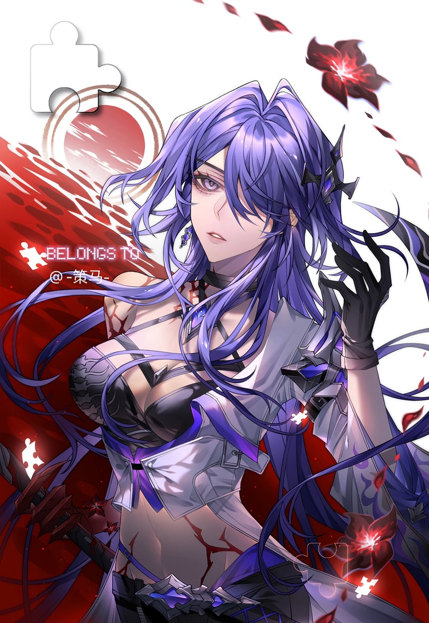 acheron (honkai and 1 more) drawn by ce_ma