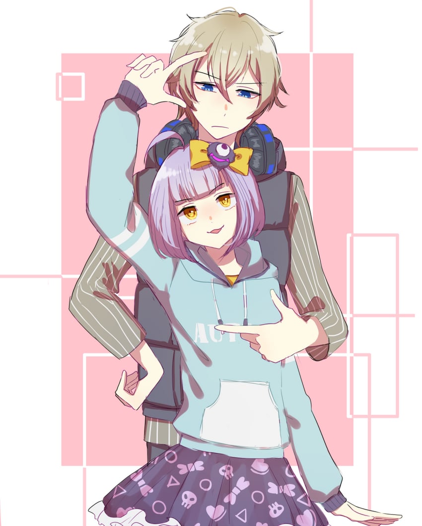 tsukahara neko and atori haruto (tasokare hotel) drawn by user_jzat4377