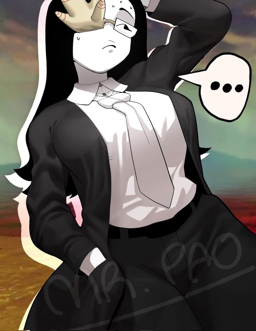 coral glasses (ena and 1 more) drawn by mrpao