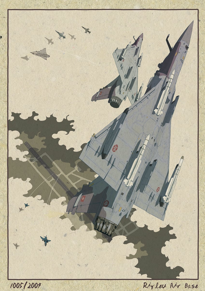 mobius 1 (ace combat and 1 more) drawn by yuukou